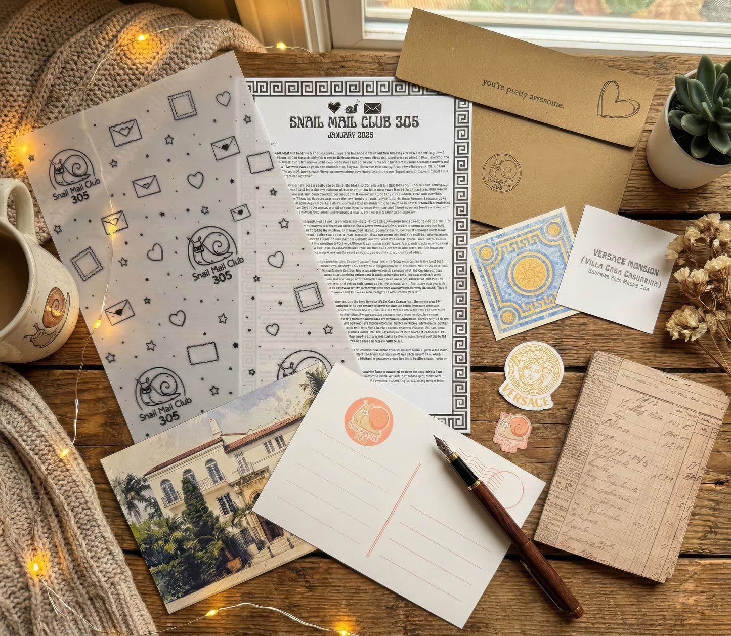 Snail Mail Club 305 Monthly Subscription